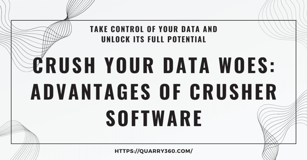 Crusher Software, stone crusher software, quarry management software, ERP software for mining industry