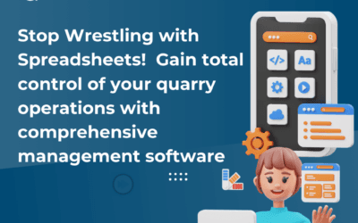 Does any quarry management software offer mobile apps for real-time data access?