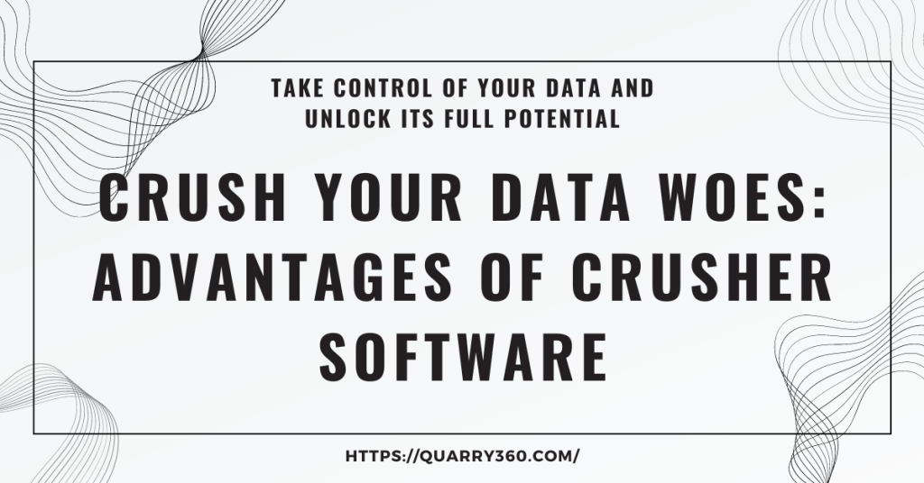 Crusher Software, stone crusher software, quarry management software, ERP software for mining industry