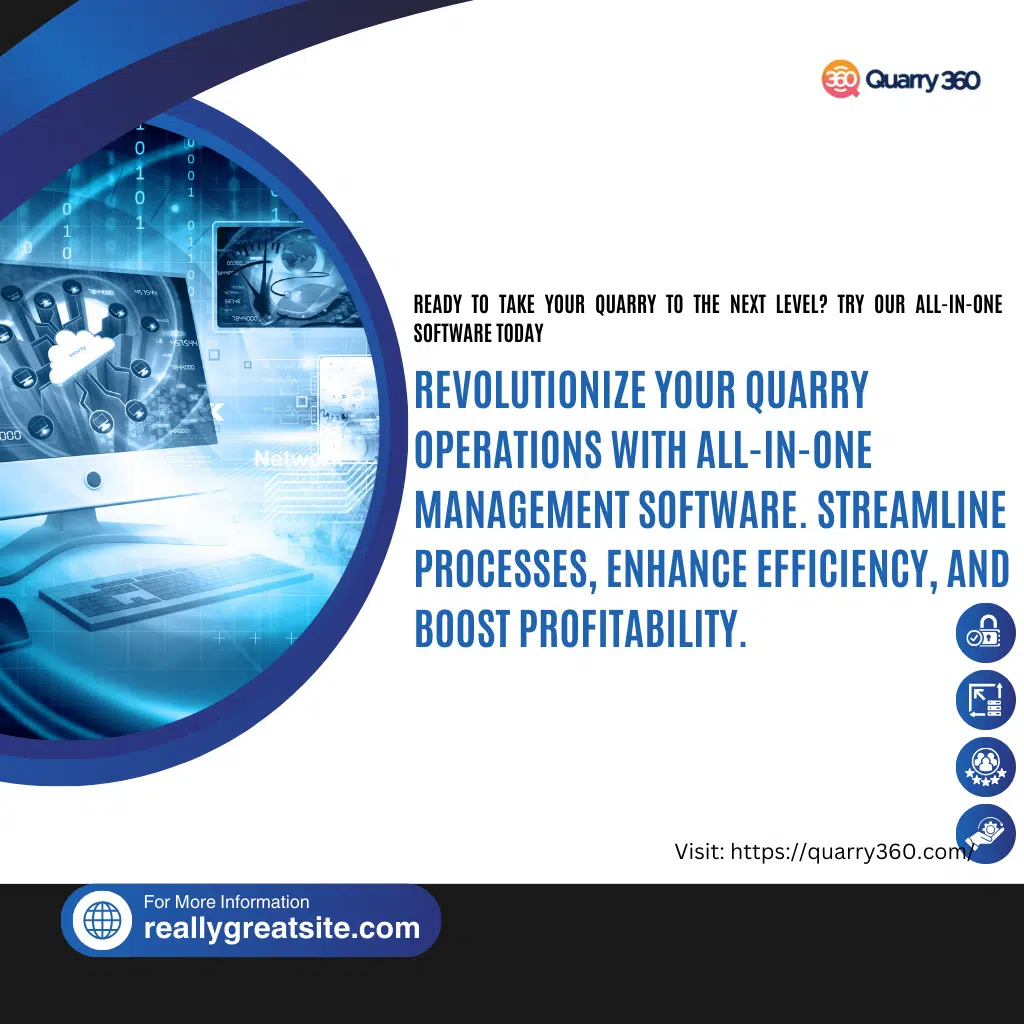 The crucial function of all-in-one quarry management software is revolutionizing the quarry industry